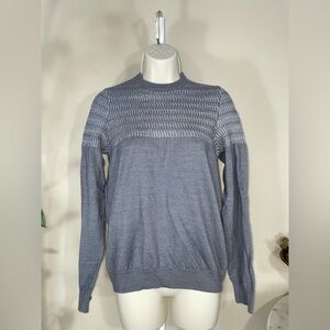 LN micheal shrahan Gray Women's crew neck mediumweight large Sweater